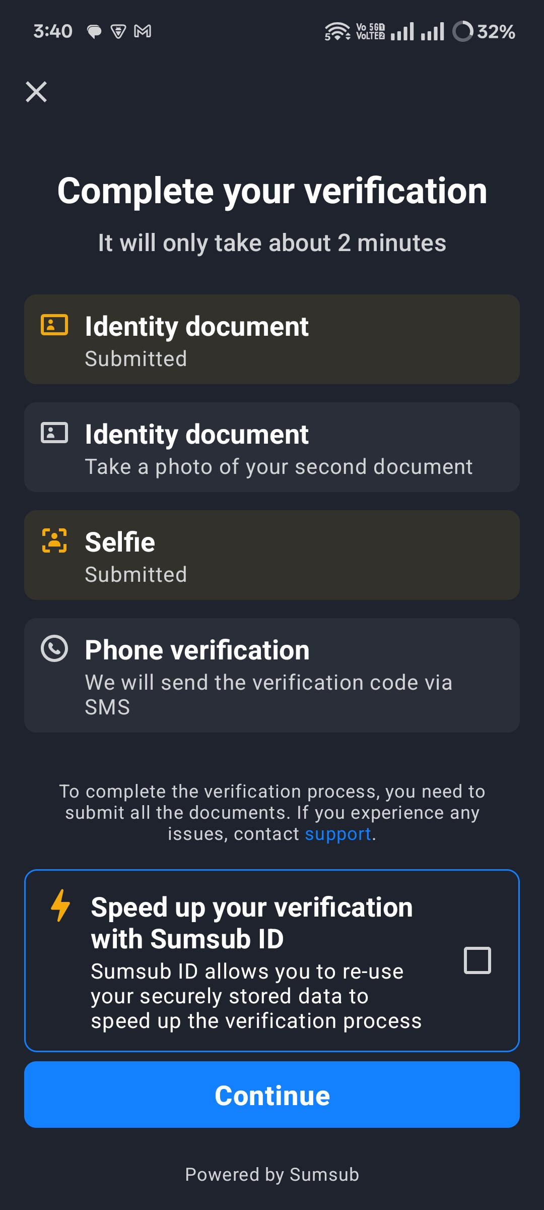 Verify your identity with KYC on HUMB